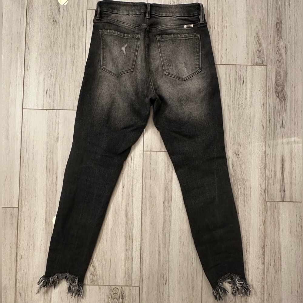 Kancan Black Distressed Skinny Jeans